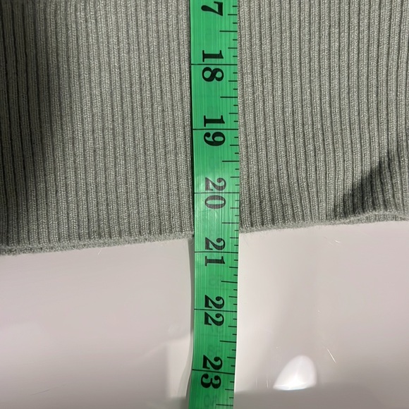 NEW / Cashmere pointelle mockneck sweater / B001 - Picture 8 of 9